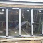 Completed Bifold Doors House Extension Zoomed In