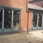 Completed Installation of Two Sets of Bifold Doors