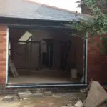 Bifold Doors Prior to Installation